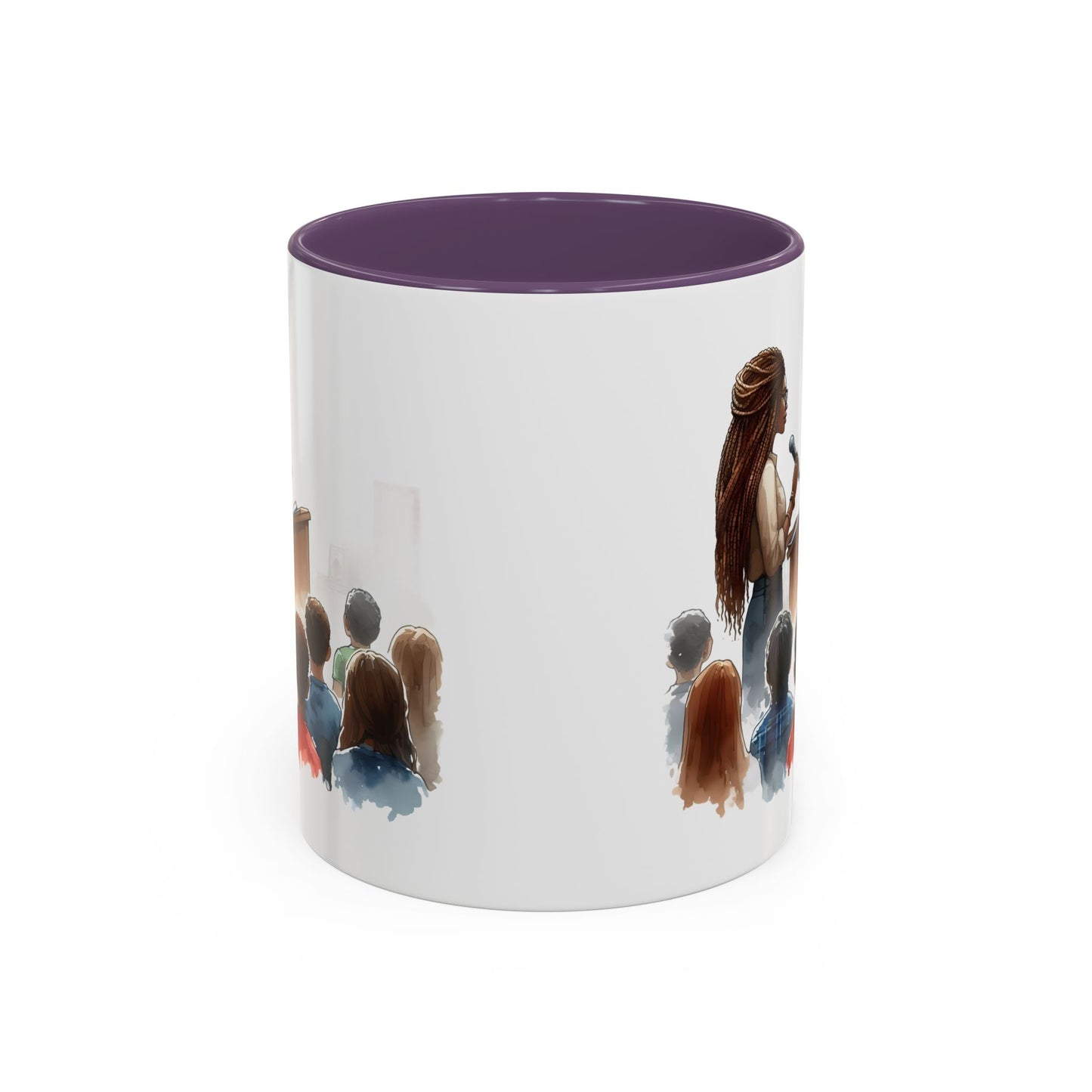 Inspirational Accent Coffee Mug - Motivational Gift for Speakers, Teachers, Coaches; Perfect for Coffee Lovers, Office Decor, Quote Mug