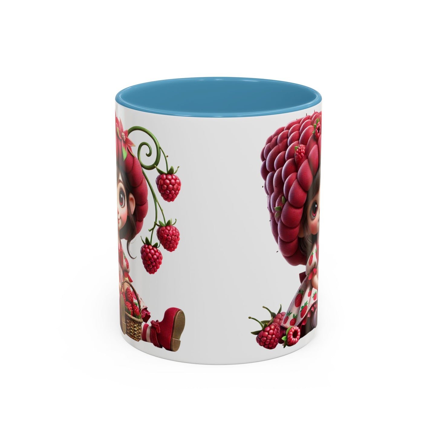 Whimsical Berry Girl Coffee Mug - Perfect for Berry Lovers!