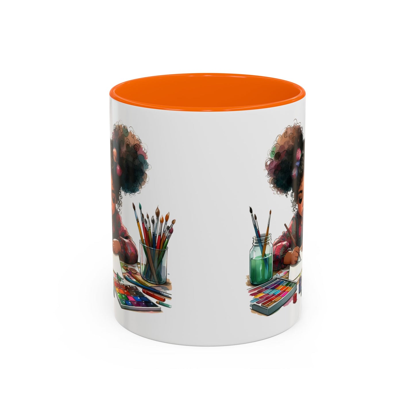 Creative Kids Coffee Mug, Art Mug, Colorful Mug, Cute Kids Mug, Gift for Artists, Unique Drinkware