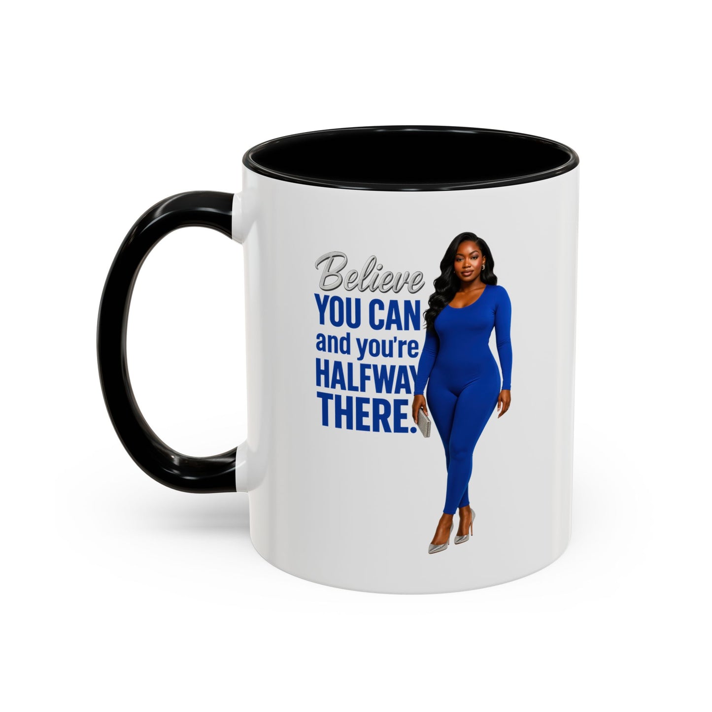 Motivational Coffee Mug, Believe You Can Inspirational Mug, Office Gift, Birthday Gift, Self-Empowerment Mug, Positive Vibes, Fun Quote Cup