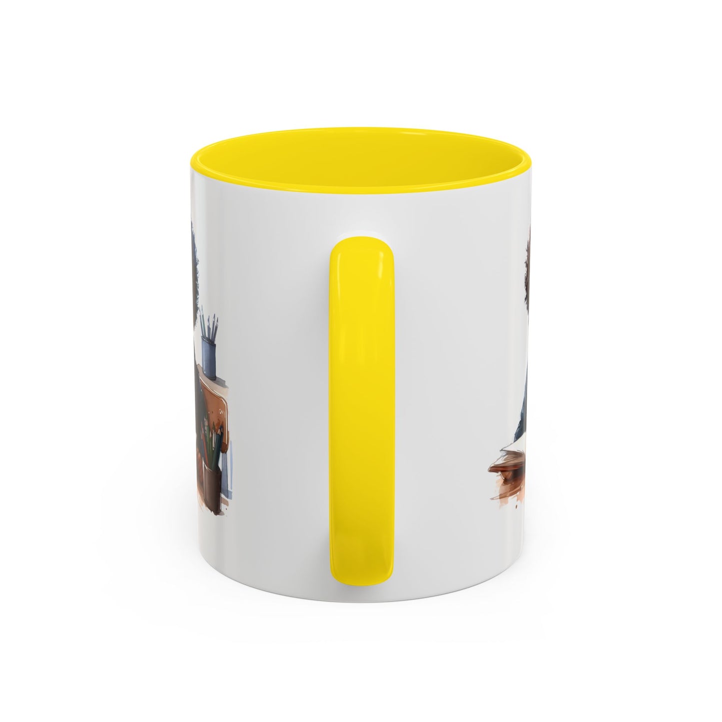 Studious Kid Accent Coffee Mug | Reading Gift for Book Lovers | Unique Office Decor | Fun Drinkware | Educational Present