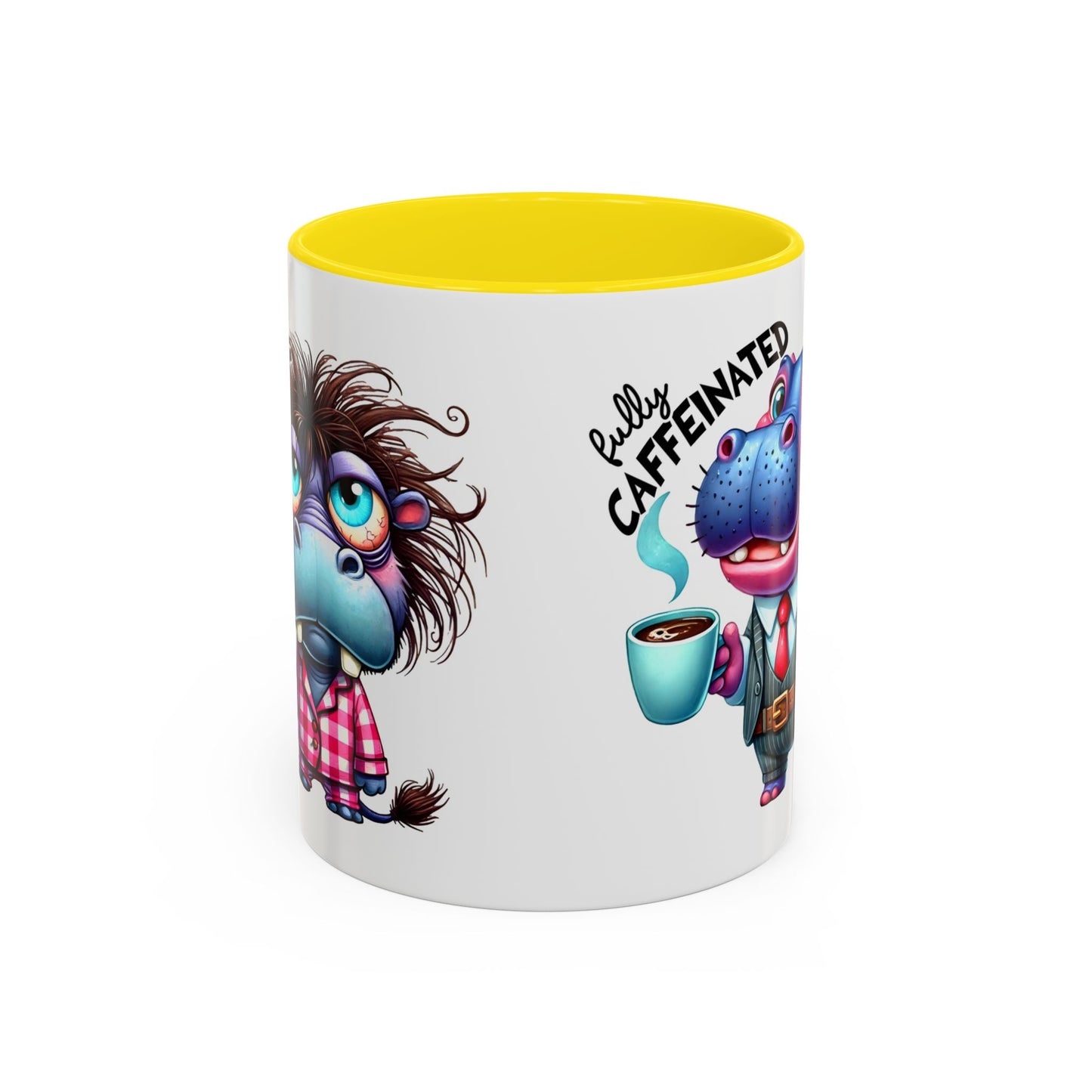 Whimsical Coffee Mug, Fun Animal Characters, Perfect Gift for Coffee Lovers, Quirky Office Decor, Birthday, Christmas