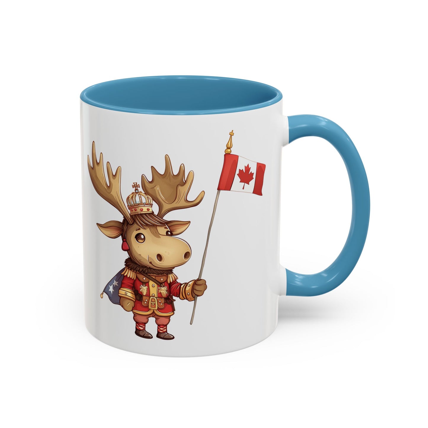Canada Moose Accent Coffee Mug, Funny Moose Mug, Canadian Gift, Cute Animal Mug, Canada Day Mug, Holiday Coffee Cup