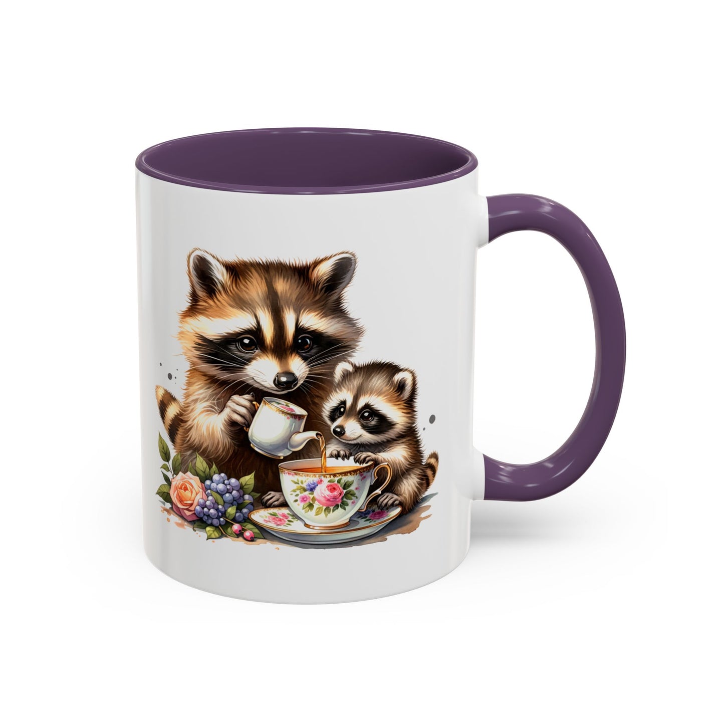 Whimsical Raccoon Coffee Mug - Perfect Gift for Animal Lovers, Cute Kitchen Decor, Tea Lovers, Nature Enthusiasts, Mother's Day