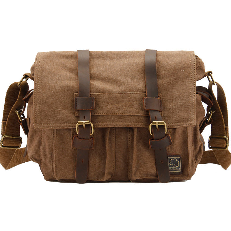 Canvas messenger bag