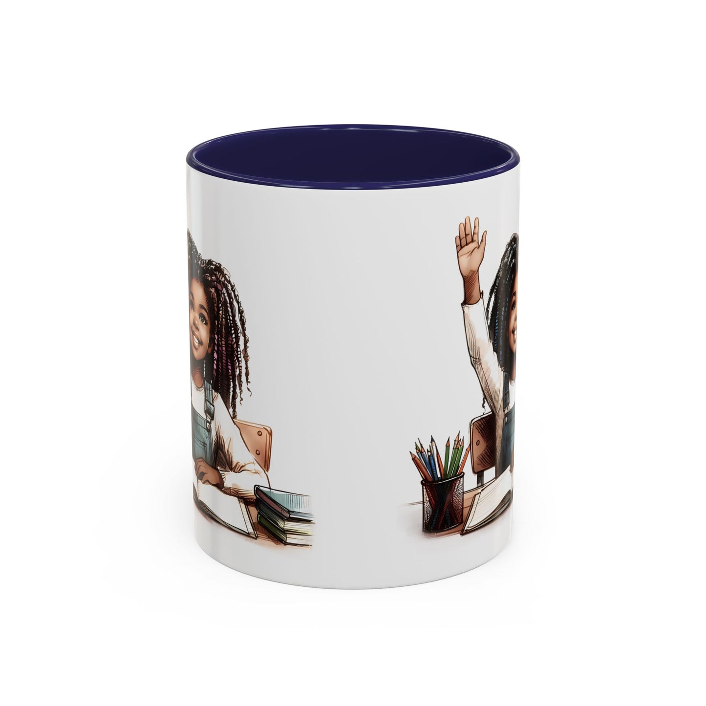 Cheerful Kids' Coffee Mug, Empowering Gift for Students, Classroom, Back to School, Fun Celebrate Learning Mug