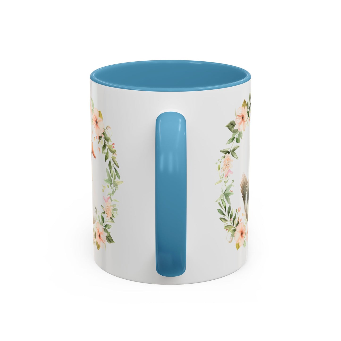 Floral Goose Accent Coffee Mug | Nature Lover Gift, Home Decor, Coffee Lover, Office Mug, Mother's Day Gift