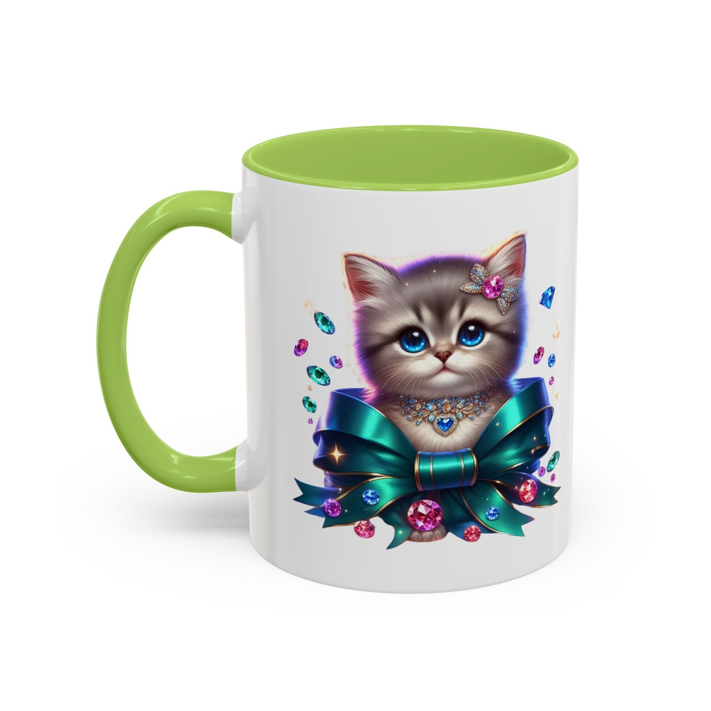 Cute Cat Accent Mug - Perfect Gift for Cat Lovers, Animal Enthusiasts, Birthdays, Housewarmings, Pet Adoption Celebrations