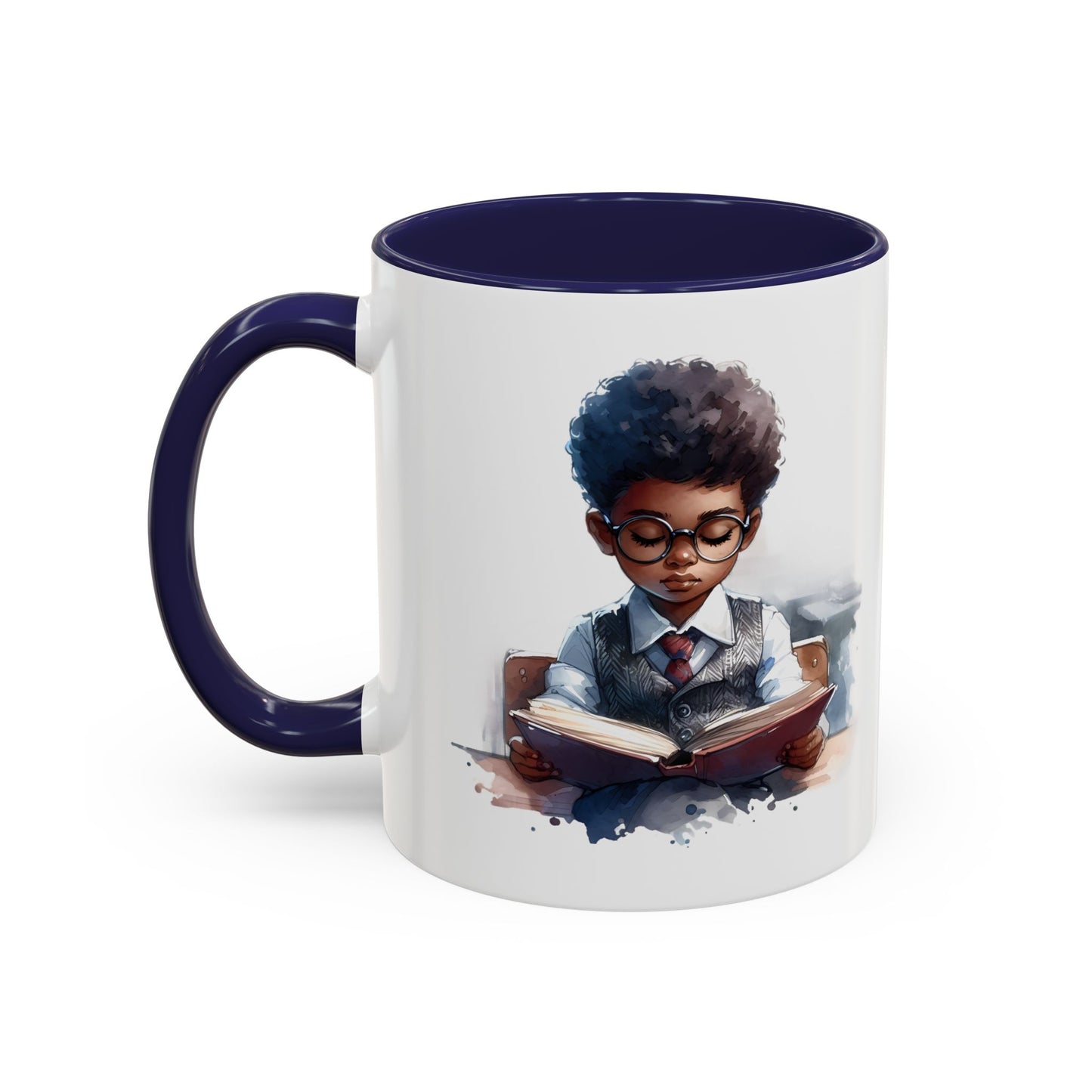 Whimsical Character Coffee Mug, Inspirational Mug, Gift for Readers, Unique Art Mug, Personalized Coffee Cup