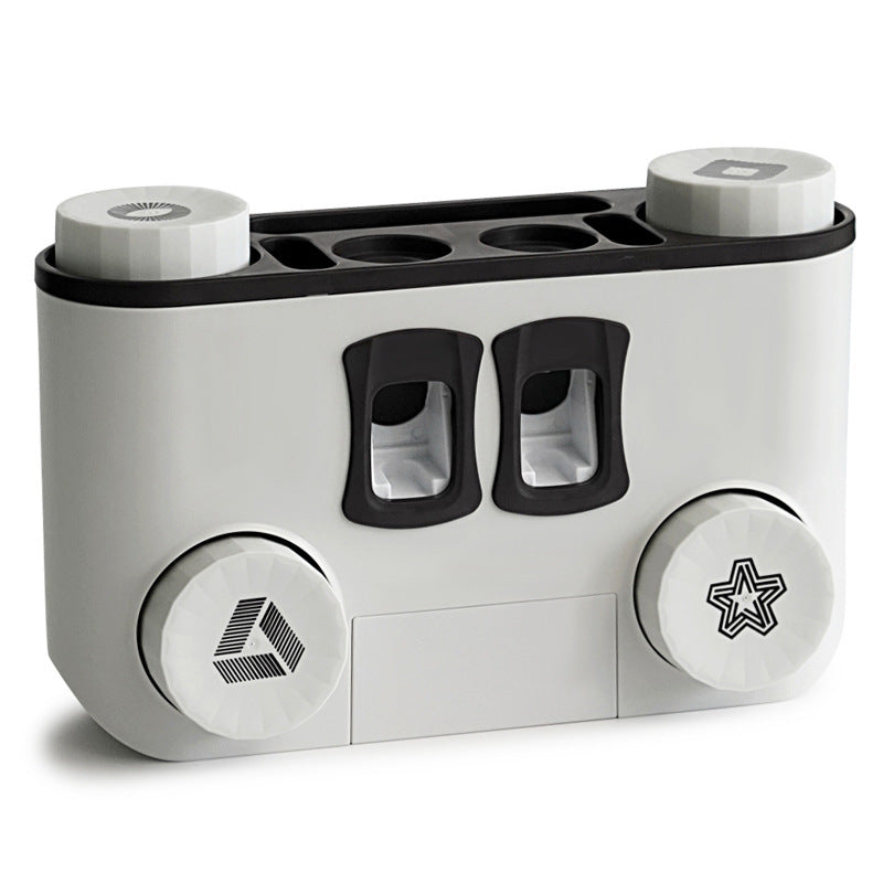 Non-perforated toothbrush rack