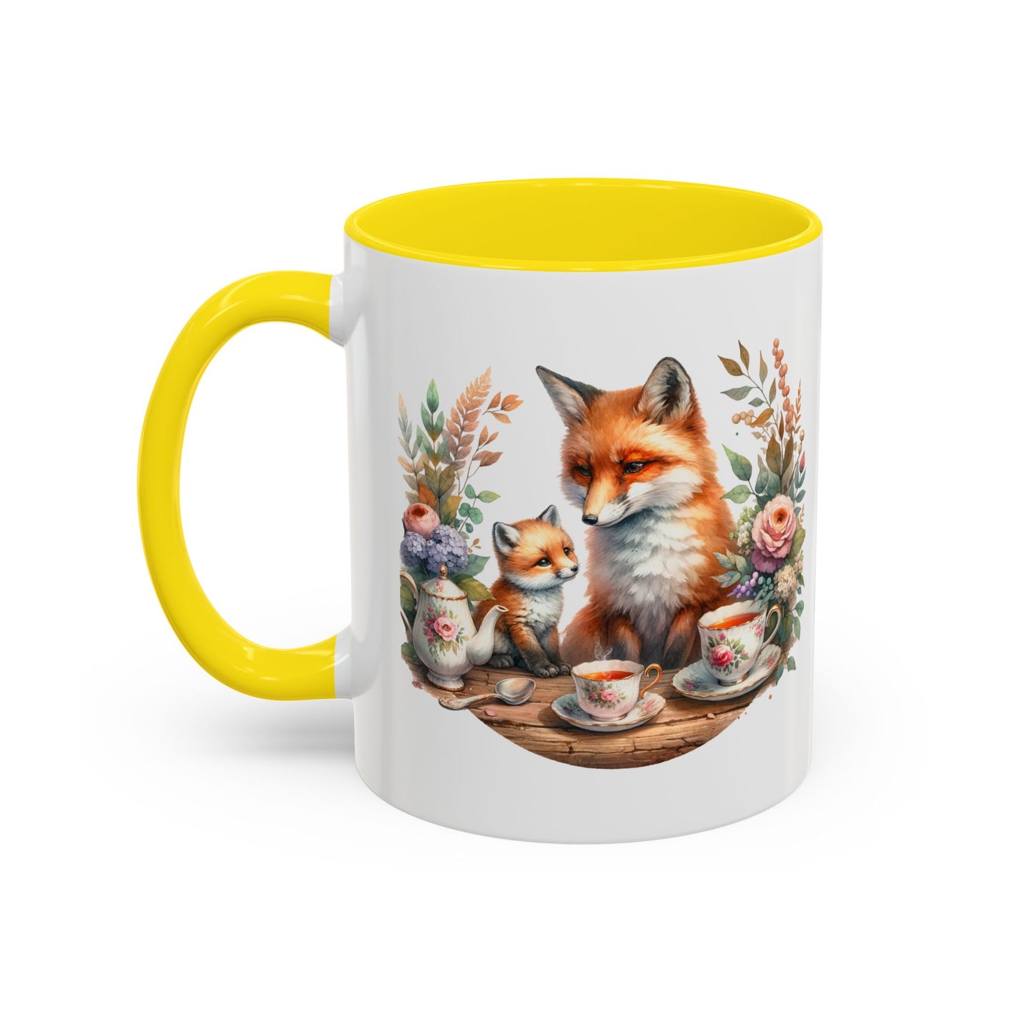 Whimsical Fox Art Coffee Mug - Perfect Gift for Nature Lovers, Home Decor, Animal Enthusiasts, Birthday, Mother's Day