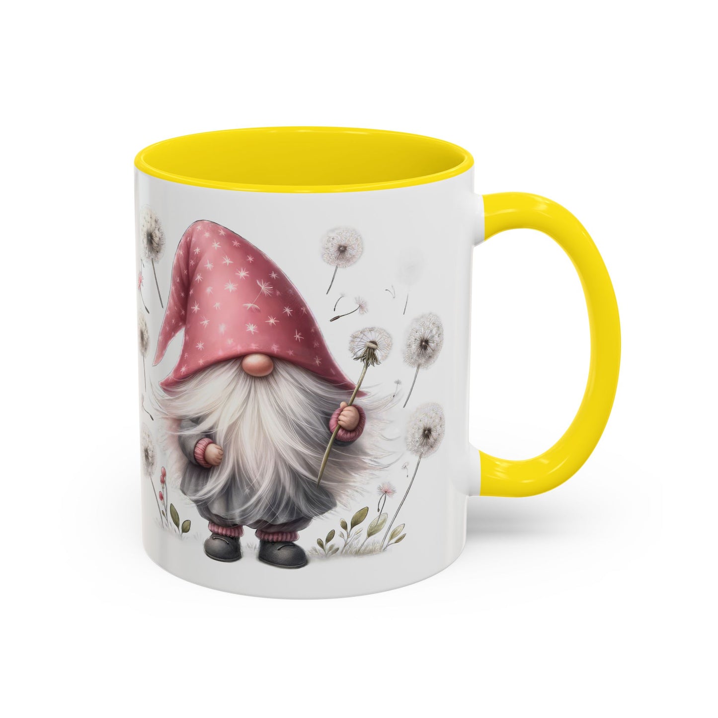 Whimsical Gnome Coffee Mug, Cute Coffee Cup, Garden Home Decor, Perfect Gift for Plant Lovers, Seasonal Celebration Drinkware