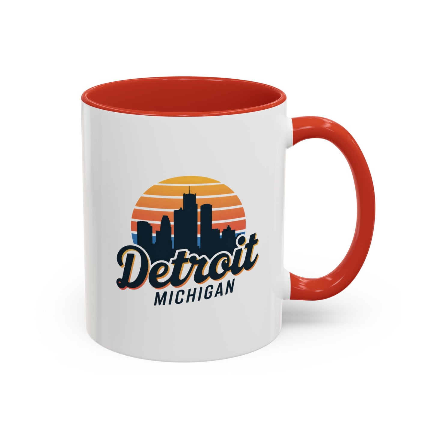 Detroit Skyline Coffee Mug - Perfect for Home, Gifts, Office Decor, Travel, Sunsets