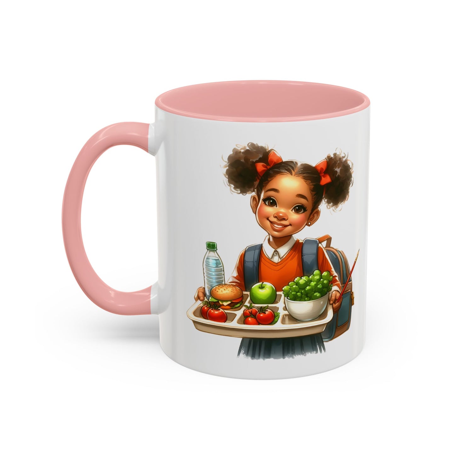 Happy Kids Accent Coffee Mug - Fun Drinkware for Home, School, Nursery, Gifts, Birthday, Holidays, Cute Design