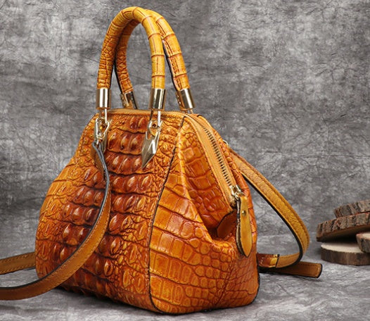 Handmade retro female bag leather crossbody bag