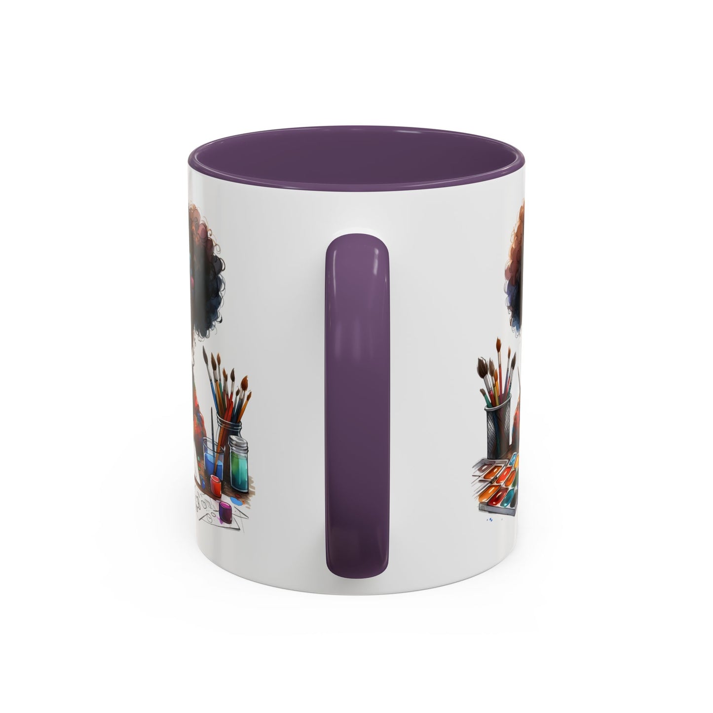 Creative Artist Coffee Mug, Colorful Art Mug, Gift for Artists, Studio Mug, Hot Beverage Cup, Unique Drinkware