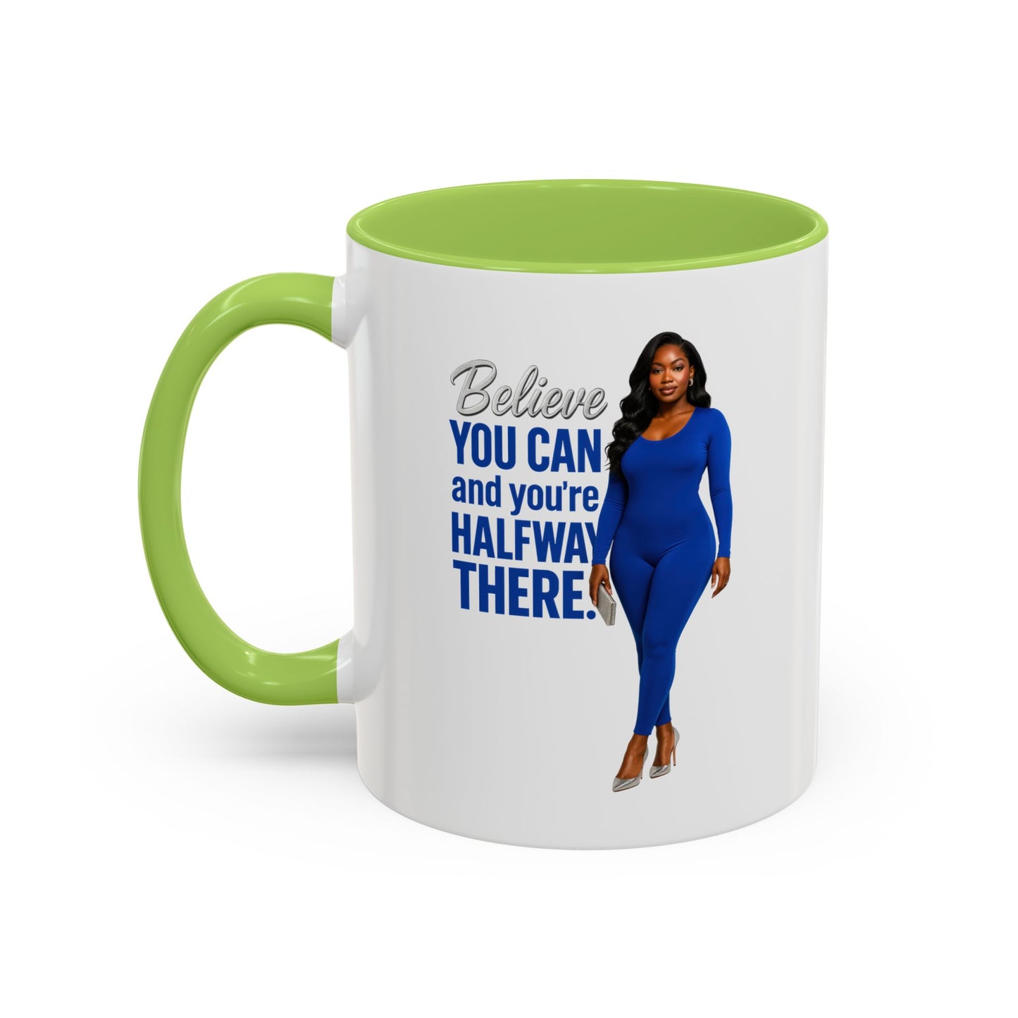 Motivational Coffee Mug, Believe You Can Inspirational Mug, Office Gift, Birthday Gift, Self-Empowerment Mug, Positive Vibes, Fun Quote Cup