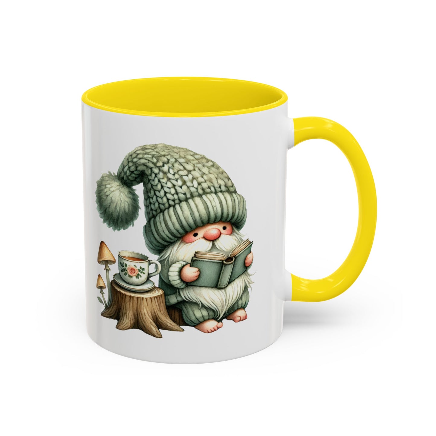 Whimsical Gnome Coffee Mug - Cute Home Decor, Unique Gift for Coffee Lovers, Cozy Vibes, Seasonal Celebrations, Fun Tableware