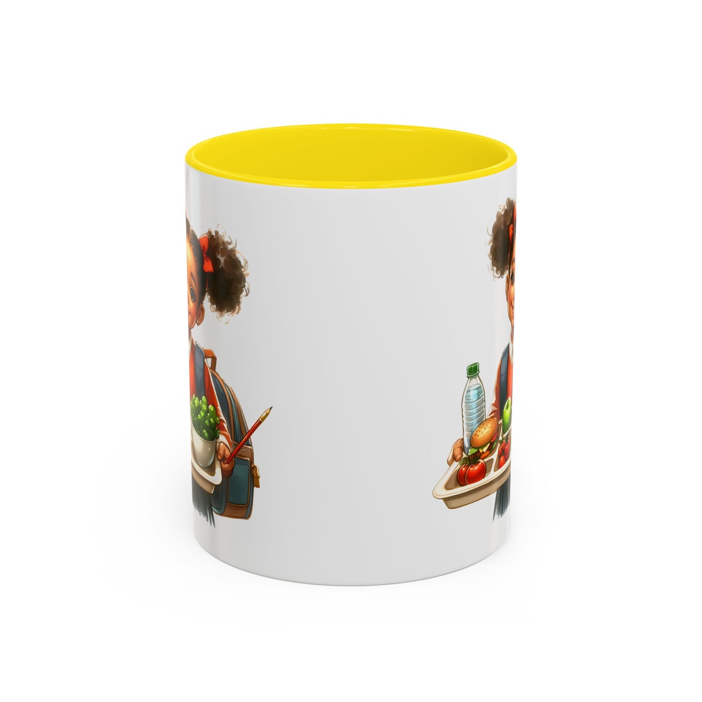 Happy Kids Accent Coffee Mug - Fun Drinkware for Home, School, Nursery, Gifts, Birthday, Holidays, Cute Design