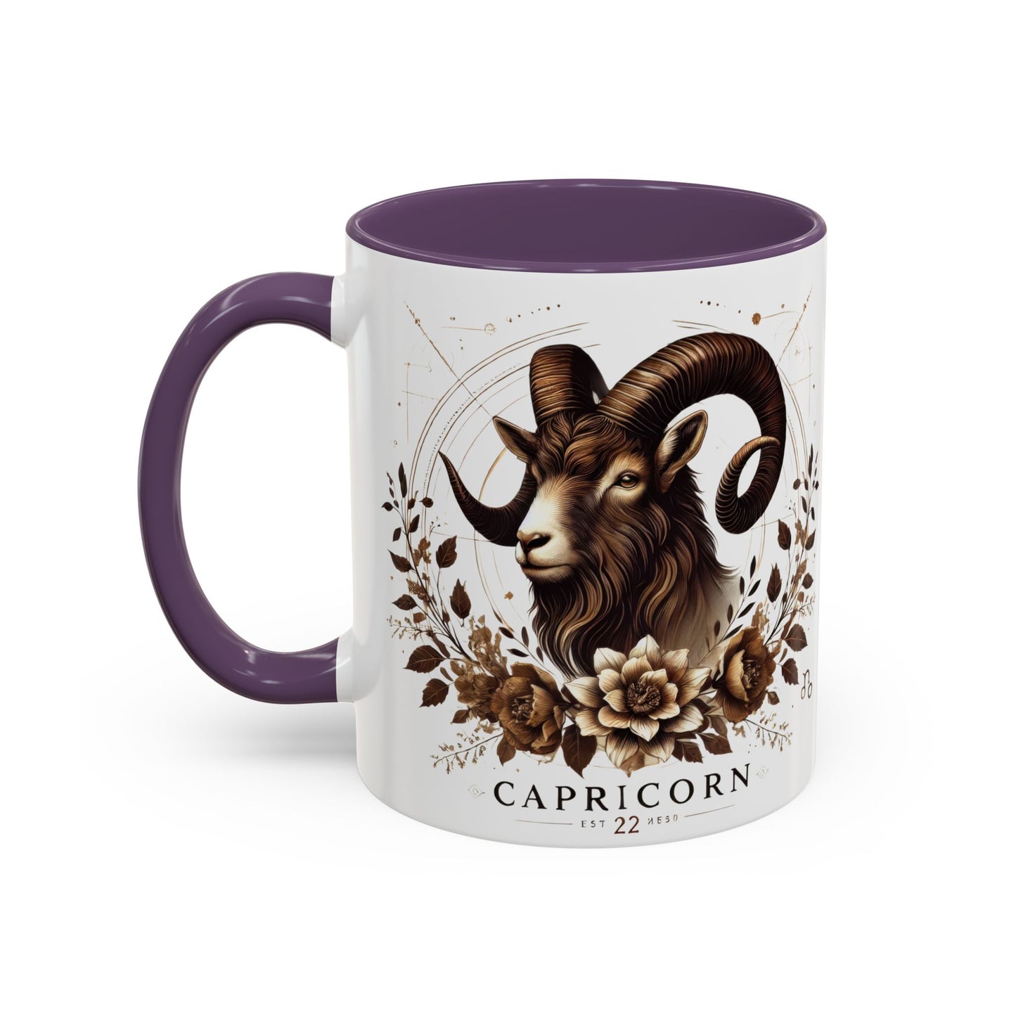 Capricorn Zodiac Coffee Mug - Elegant Astrological Design for Astrology Lovers