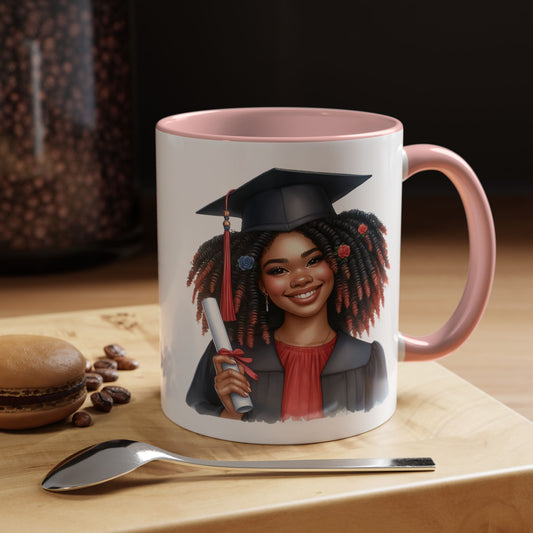 Graduation Celebration Mug, Graduate Coffee Cup, Graduation Gift for Her, Proud Graduate Mug, Achievement Celebratory Drinkware