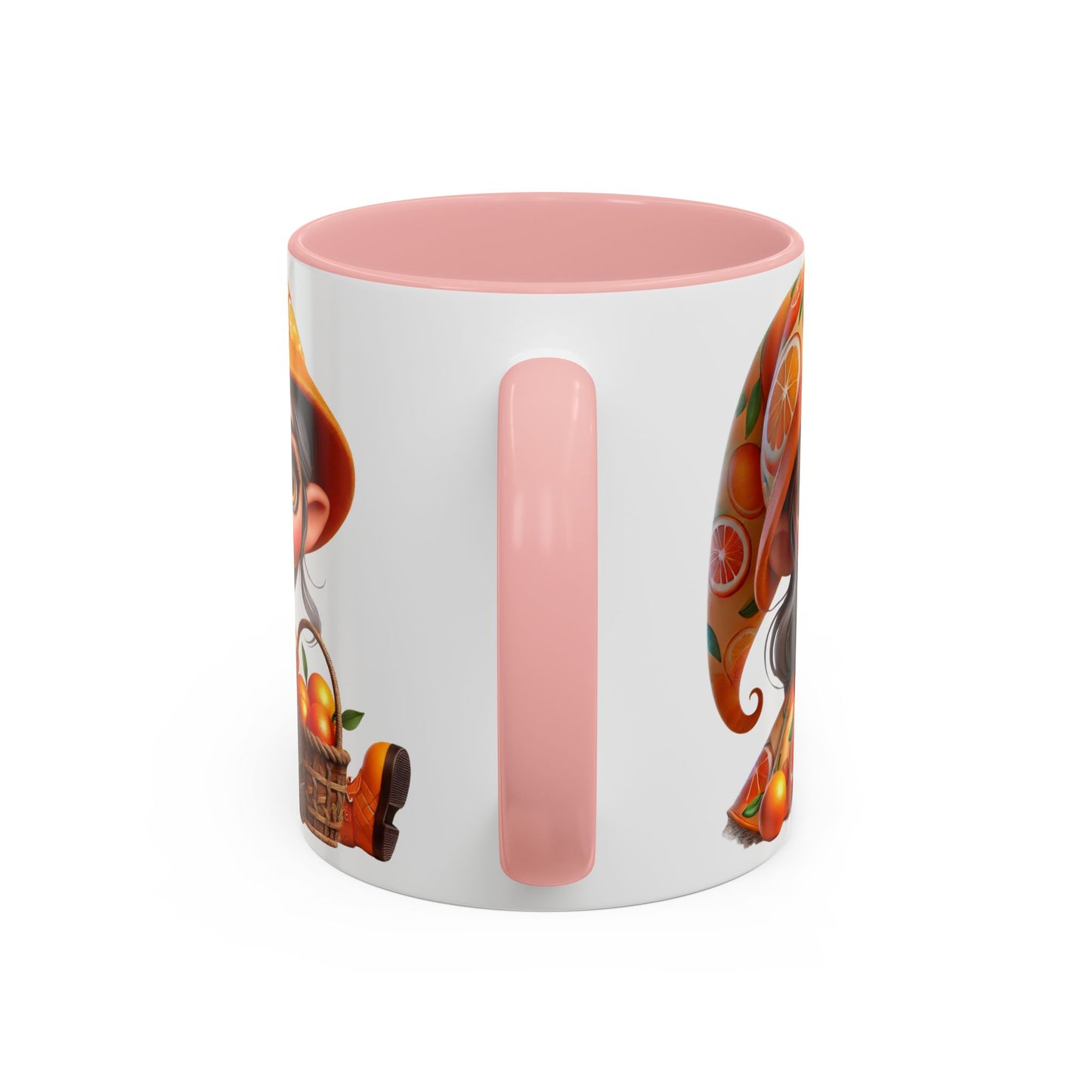 Cute Orange Harvest Coffee Mug - Charming 11 & 15oz Mug for Gardeners and Citrus Lovers