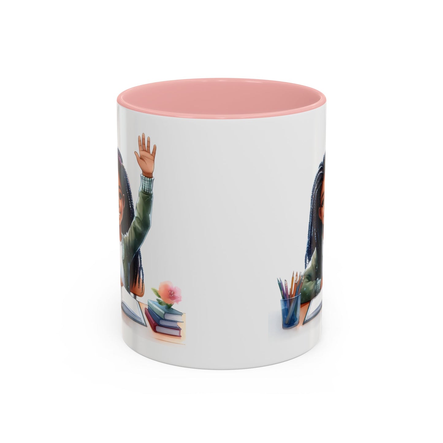 Charming Coffee Mug for Education Lovers, Black Accent Mug, Inspirational Teacher Gift, Cute School Mug, Study Buddy, Personalized [...]