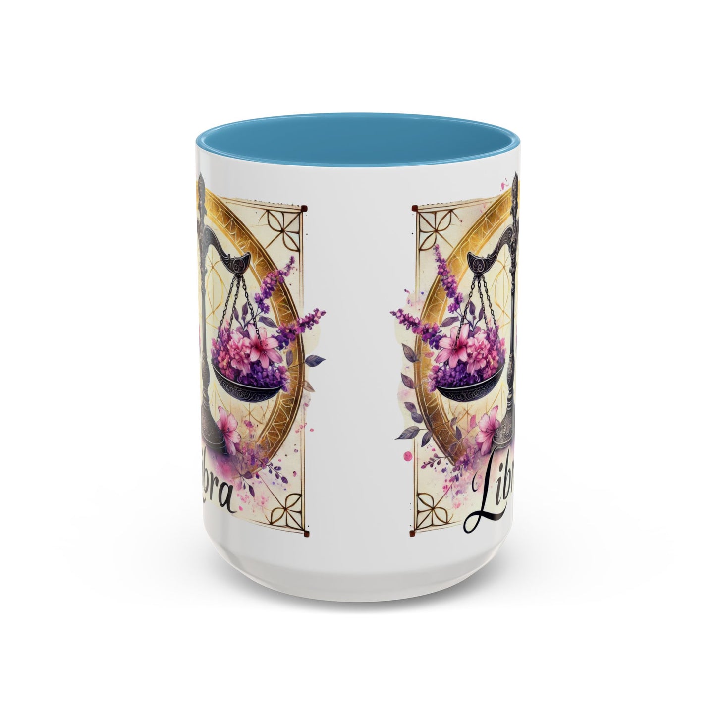 Libra Zodiac Accent Coffee Mug, Horoscope Gift for Astrology Lovers, Cute Libra Decor, Personalized Drinkware, Birthday Gift Idea