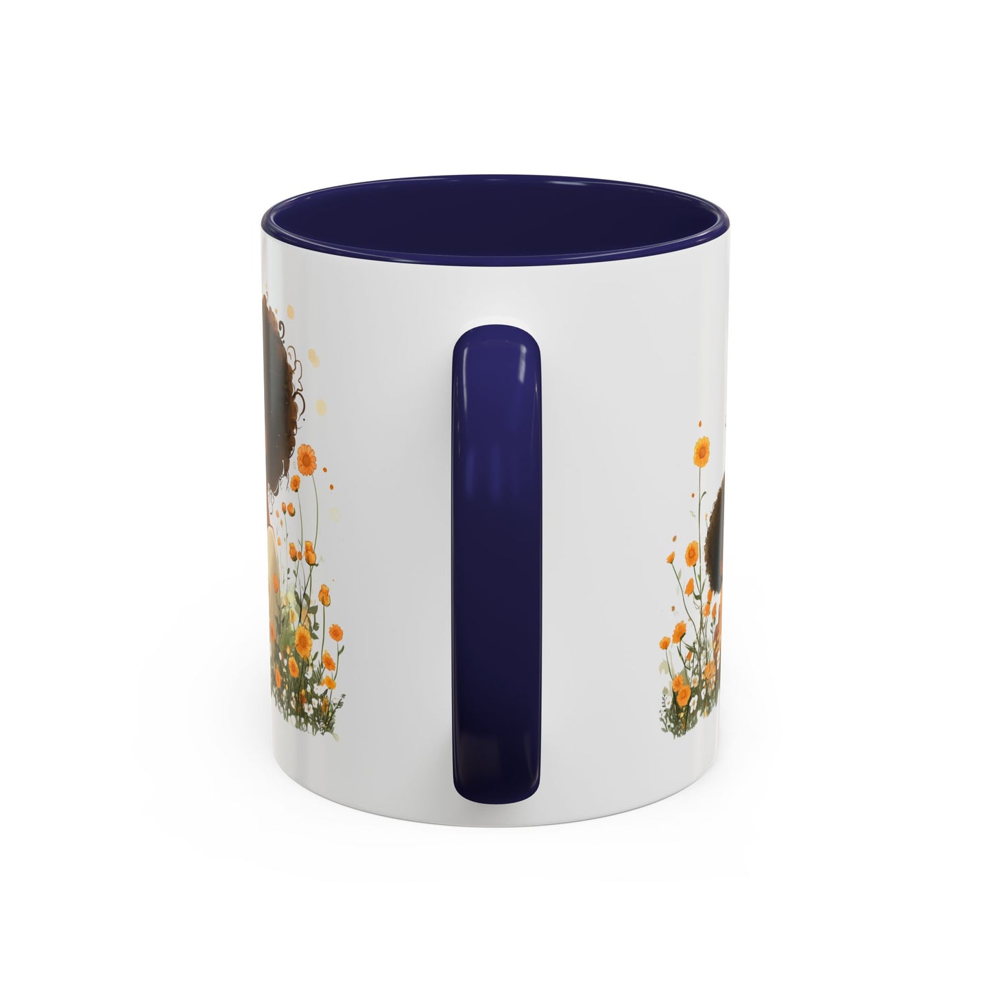 Emotional Motherhood Coffee Mug, Floral Mom & Child, Gift for Mother's Day, Family Bonding, Cozy Drinkware, Home Decor