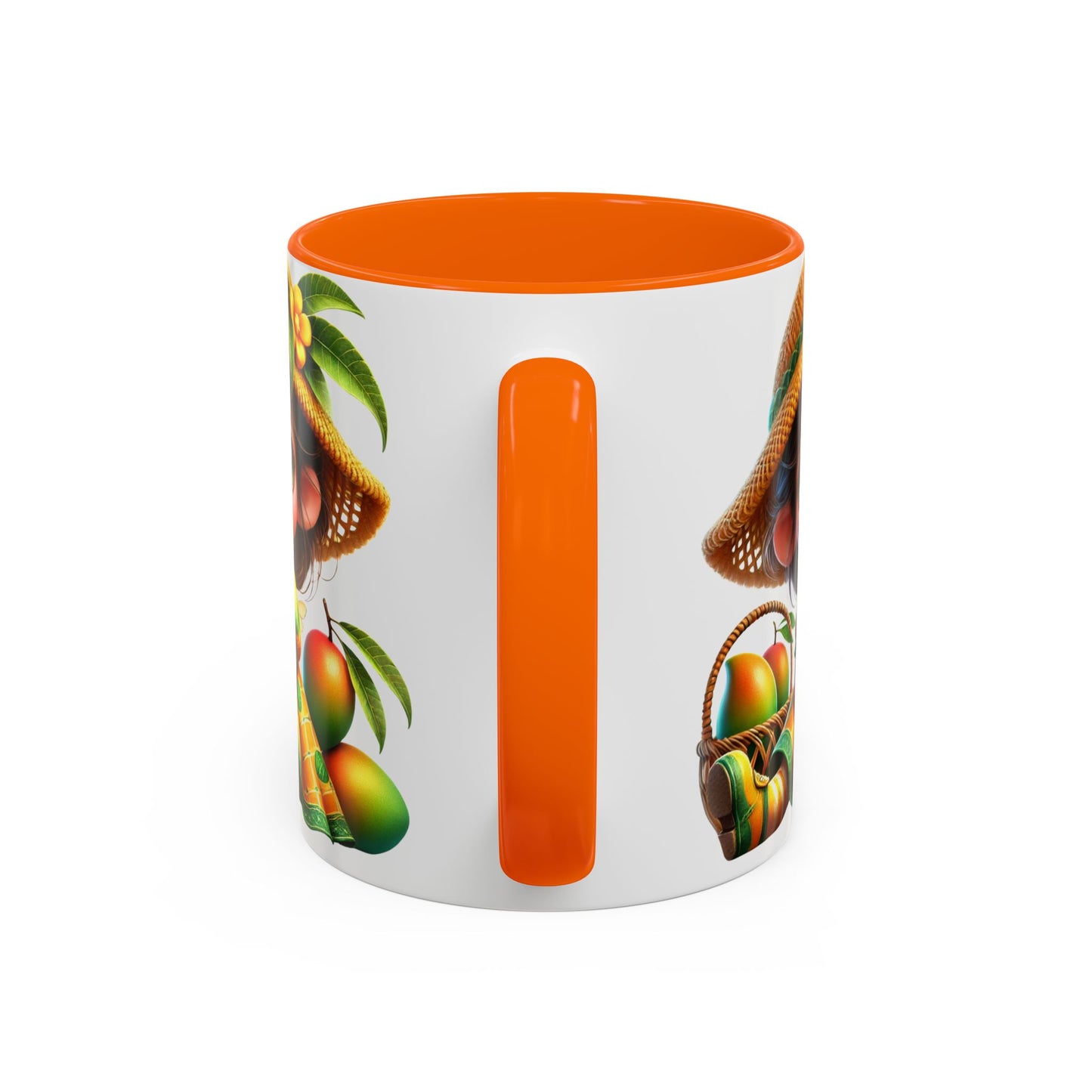 Whimsical Fruit-Themed Accent Coffee Mug - 11 & 15oz