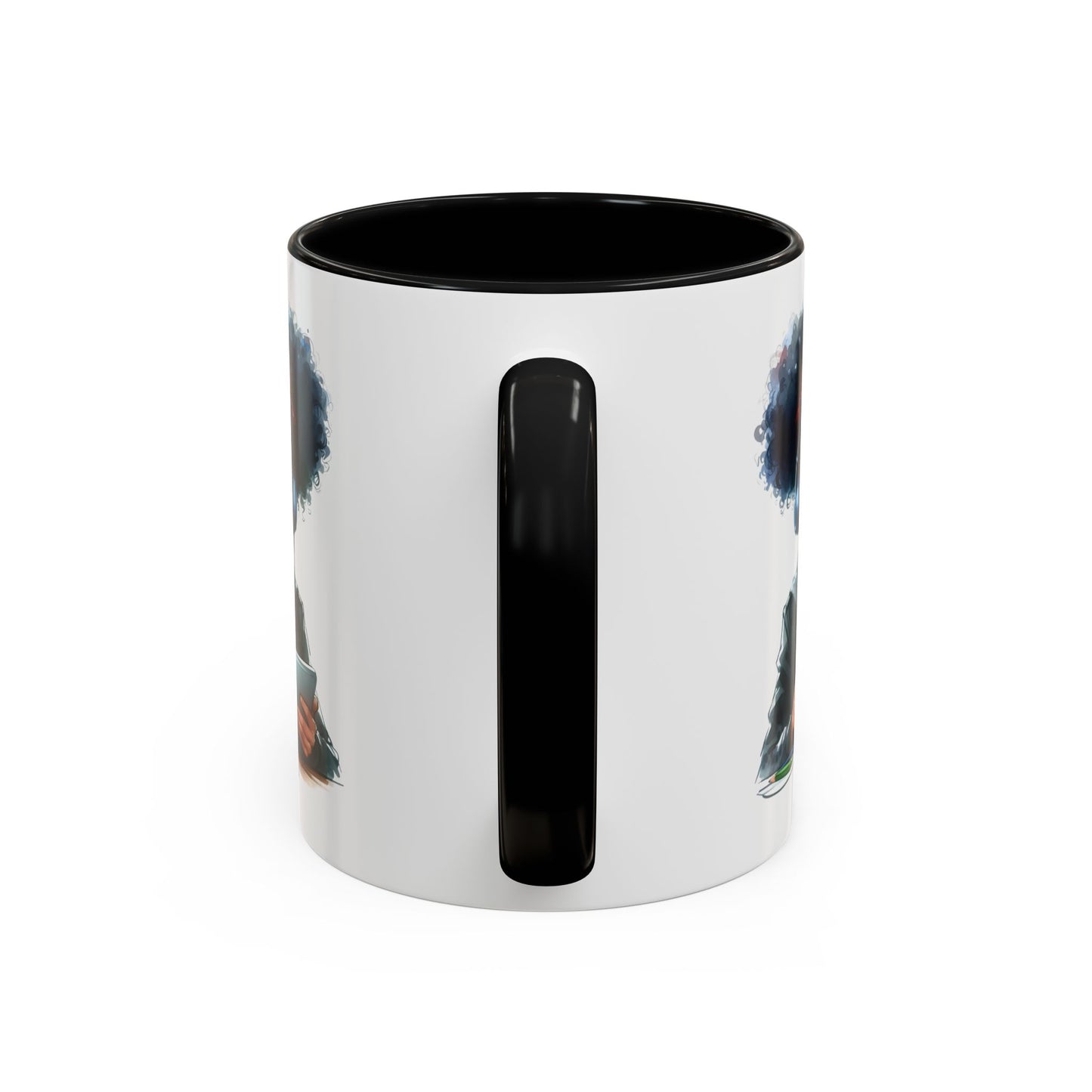 Chic Student Accent Coffee Mug | Ideal for Study Sessions, Gifts for Students, Home Office Decor, Birthday Surprise, Cozy Vibes