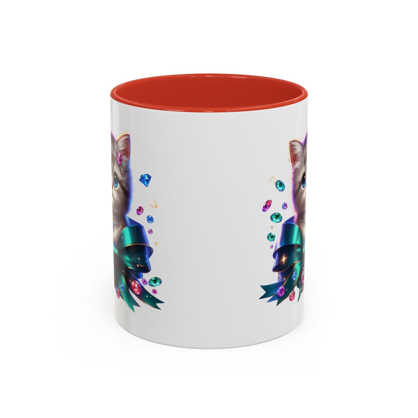 Cute Cat Accent Mug - Perfect Gift for Cat Lovers, Animal Enthusiasts, Birthdays, Housewarmings, Pet Adoption Celebrations