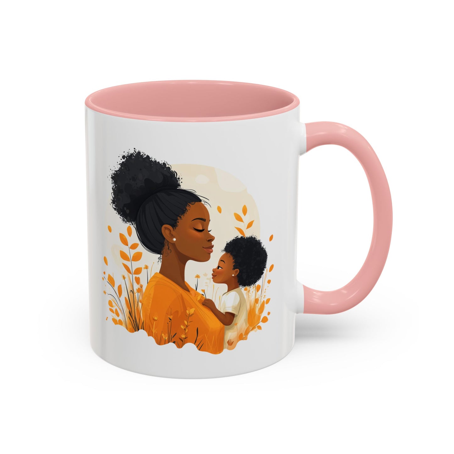 Warm Embrace Accent Coffee Mug | Perfect Gift for Mother's Day, Cozy Drinkware for Moms, Tea Lovers, Family Moments