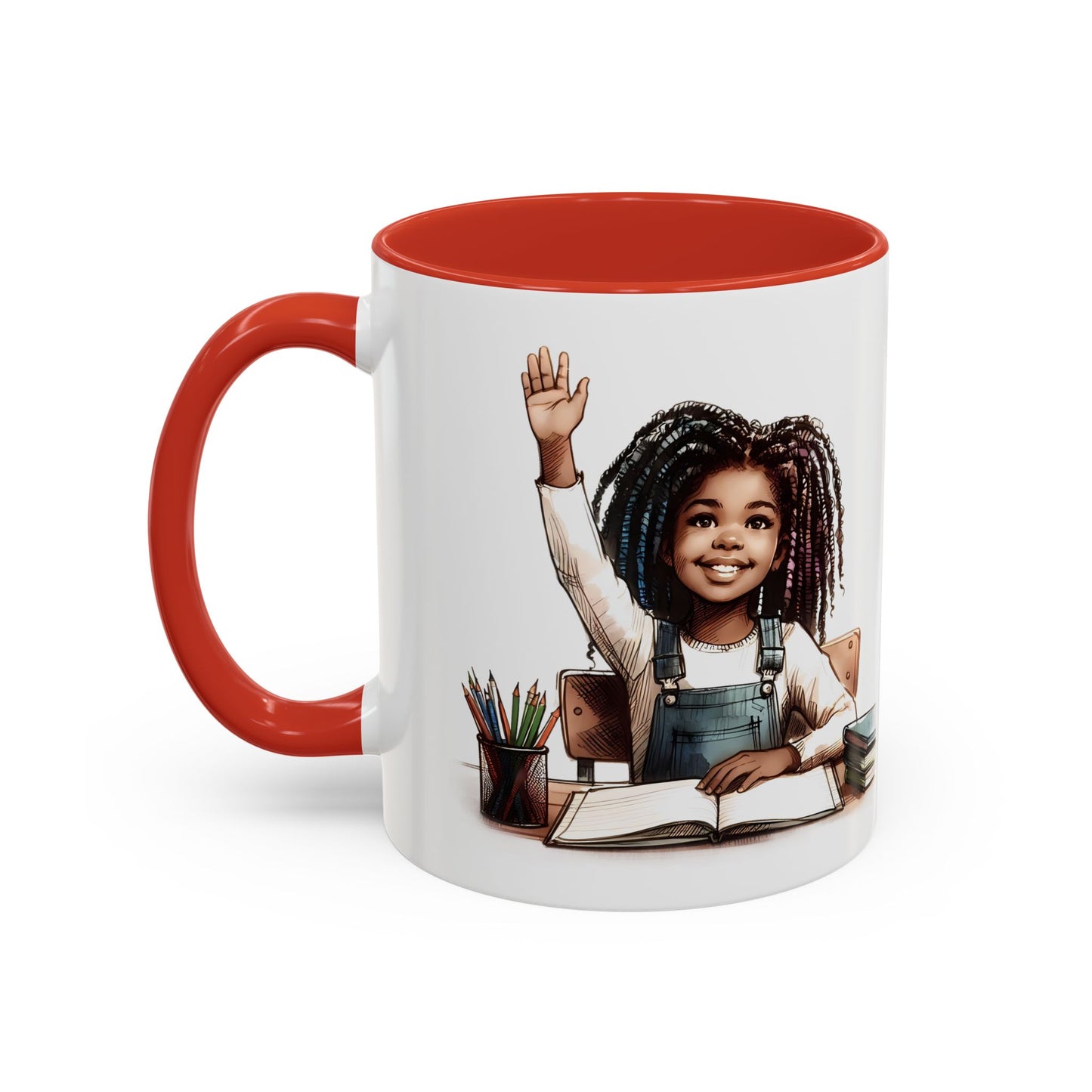 Cheerful Kids' Coffee Mug, Empowering Gift for Students, Classroom, Back to School, Fun Celebrate Learning Mug