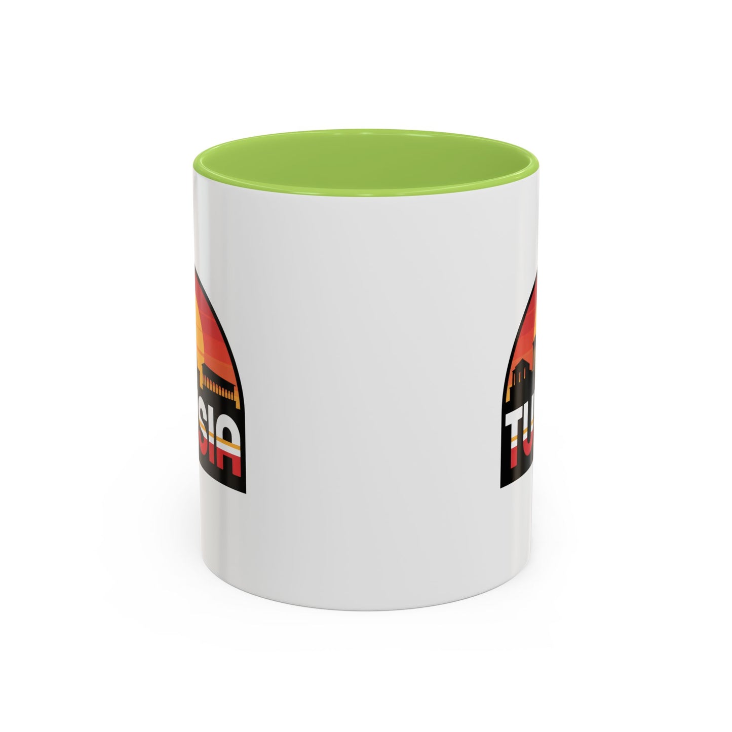 Tunisian Sunset Accent Mug, Coffee Lover Gift, Travel Souvenir, Unique Home Decor, Tea Mug, Vacation Memory