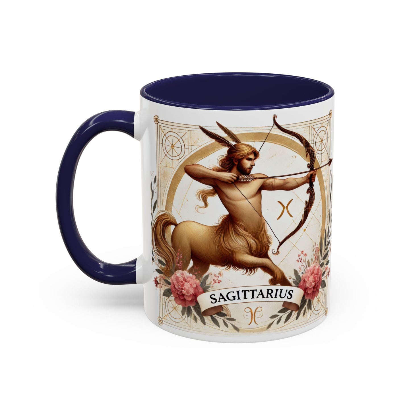 Sagittarius Accent Coffee Mug – 11oz & 15oz – Zodiac Inspired Gift for Astrology Lovers