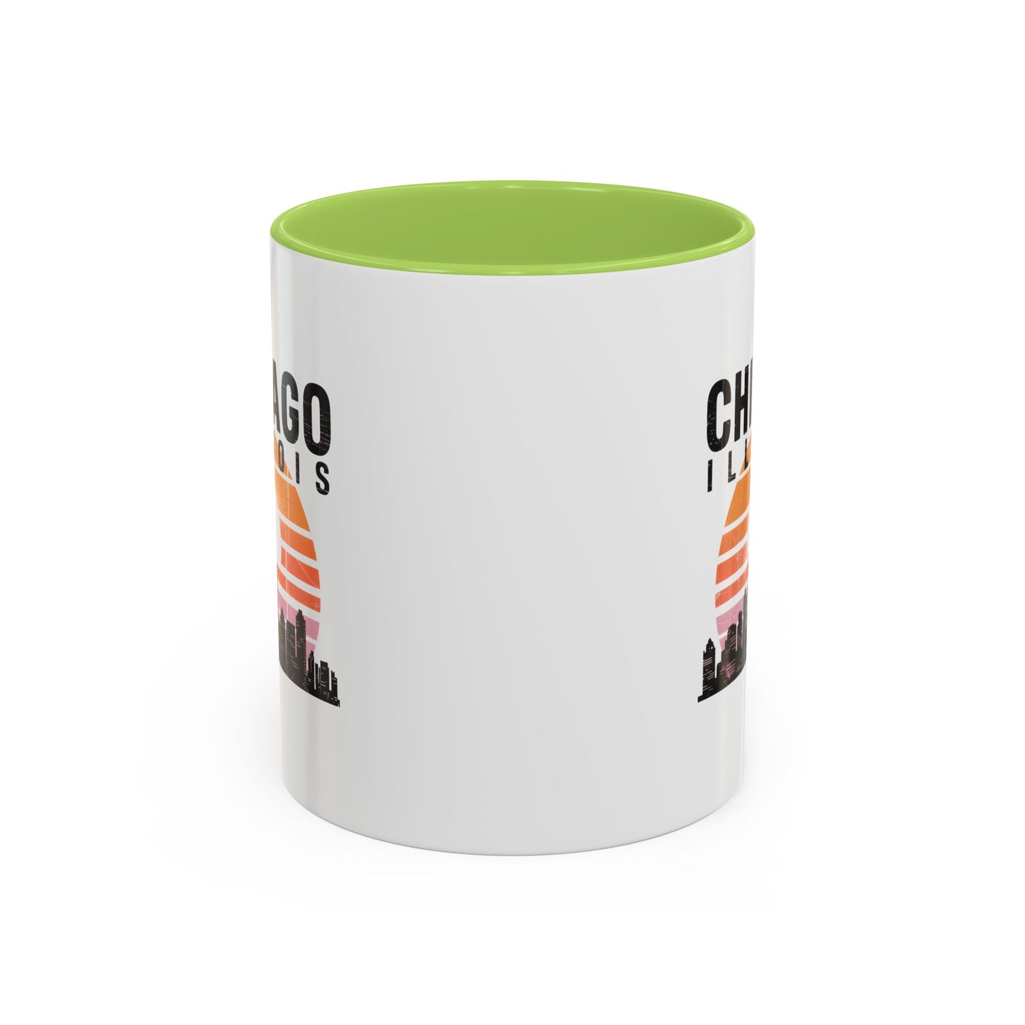 Chicago Skyline Accent Coffee Mug | Perfect Gift for Coffee Lovers, City Souvenir, Home Décor, Travel Memento, Chicago Enthusiasts