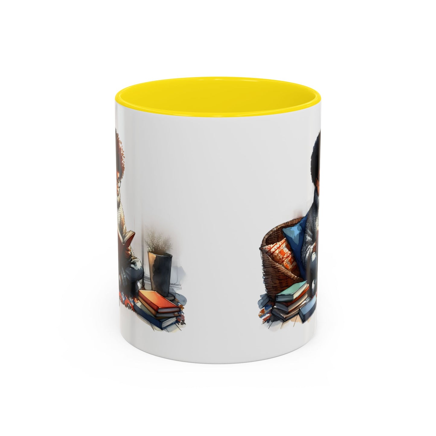 Cozy Reading Mug: Perfect Gift for Book Lovers, Cute Coffee Cup, Unique Home Decor, Ideal for Cozy Mornings, Fun Birthday Present