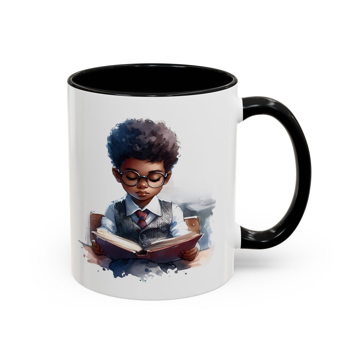 Whimsical Character Coffee Mug, Inspirational Mug, Gift for Readers, Unique Art Mug, Personalized Coffee Cup