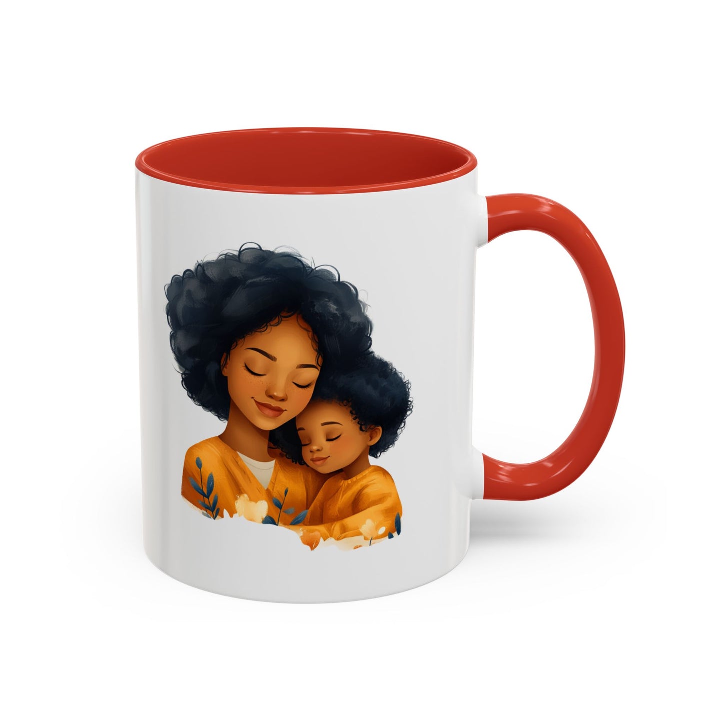 Warm Embrace Coffee Mug - Celebrating Love, Mom Gift, Unique Artwork, Cozy Home Decor, Perfect for Mother's Day, Tea Lover