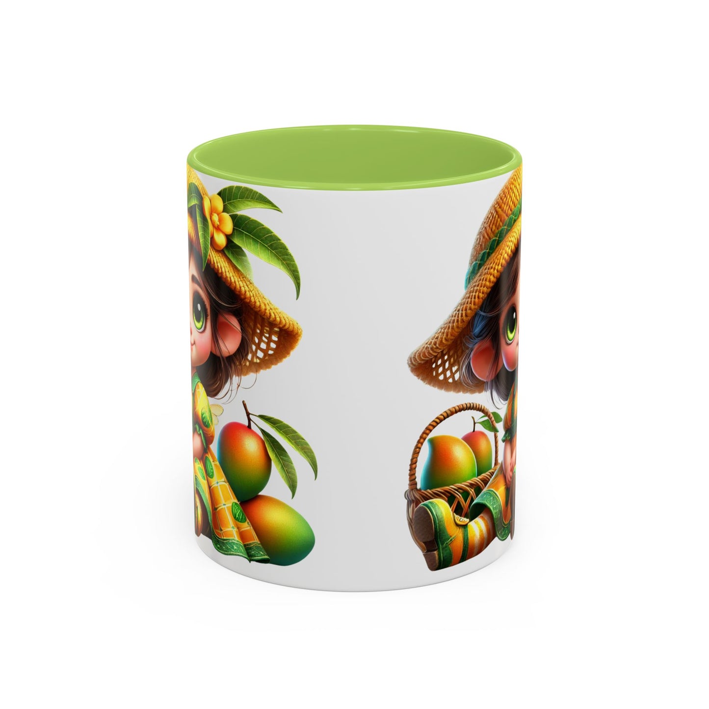 Whimsical Fruit-Themed Accent Coffee Mug - 11 & 15oz