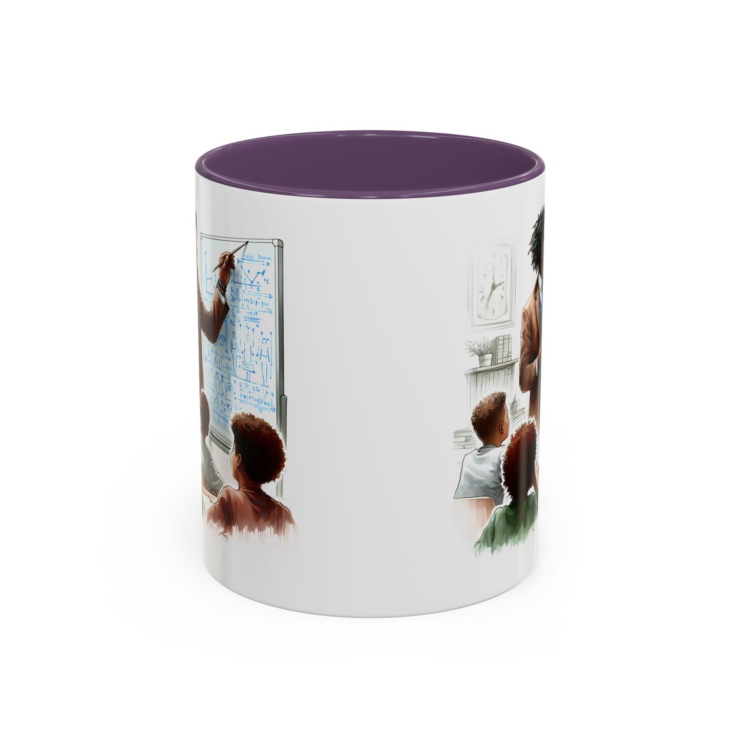 Inspirational Teacher Coffee Mug, Motivational Gift, Black Accent, Education Decor, Classroom Humor, Stylish Drinkware