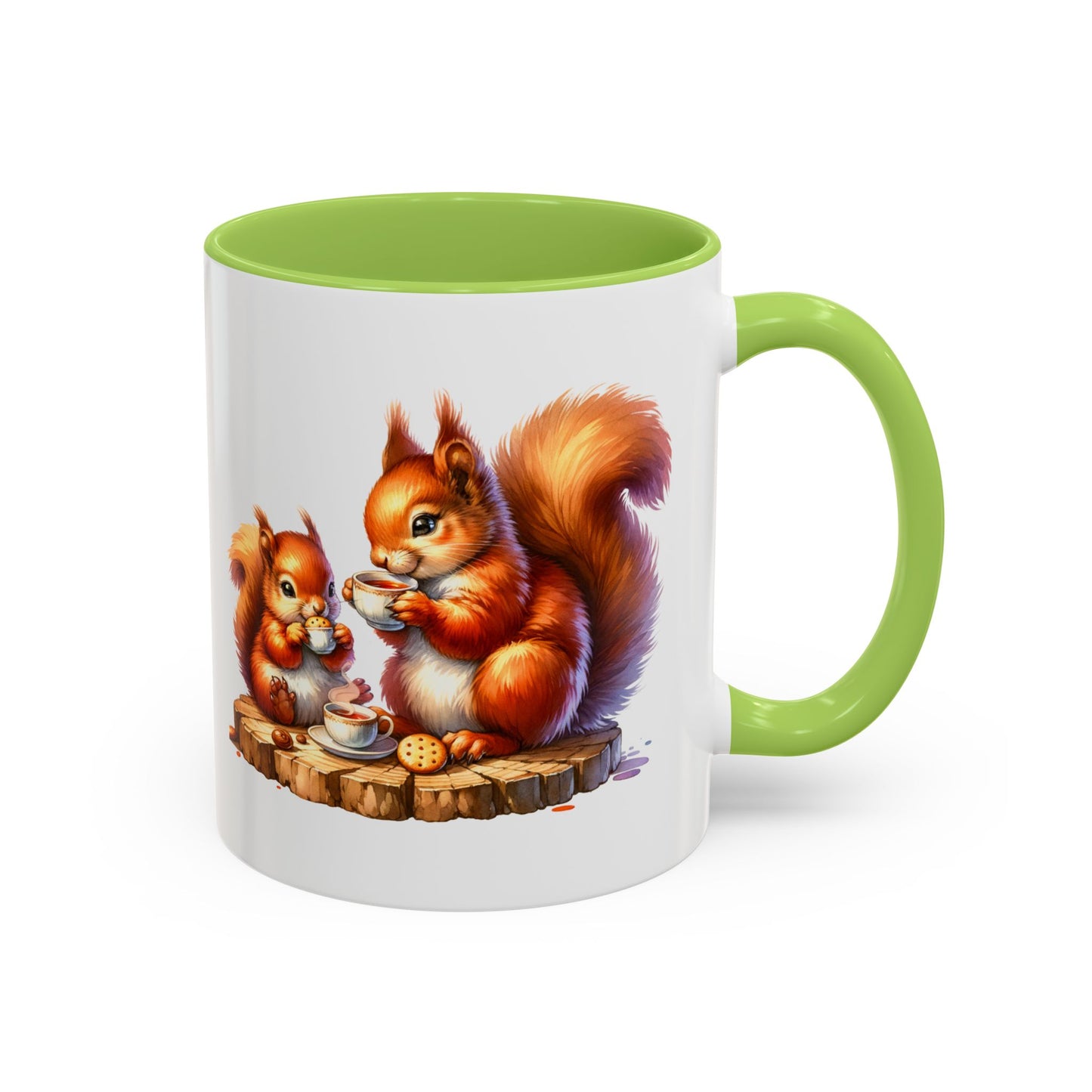 Whimsical Squirrel Coffee Mug - Perfect Gift for Animal Lovers, Cute Kitchen Decor, Hot Beverage Lover's Cup, Cozy Vibe Mugs