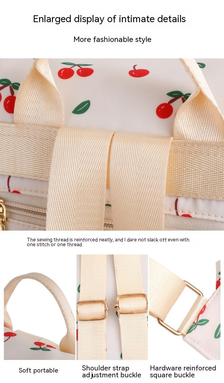 Women's Oxford Cloth Large-capacity Printed Casual Backpack