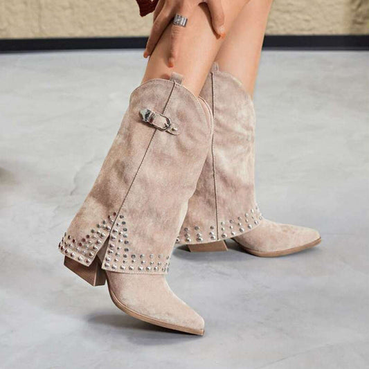 Spring And Autumn Pointed Knight Boots Women Store Hive UNIjuntos