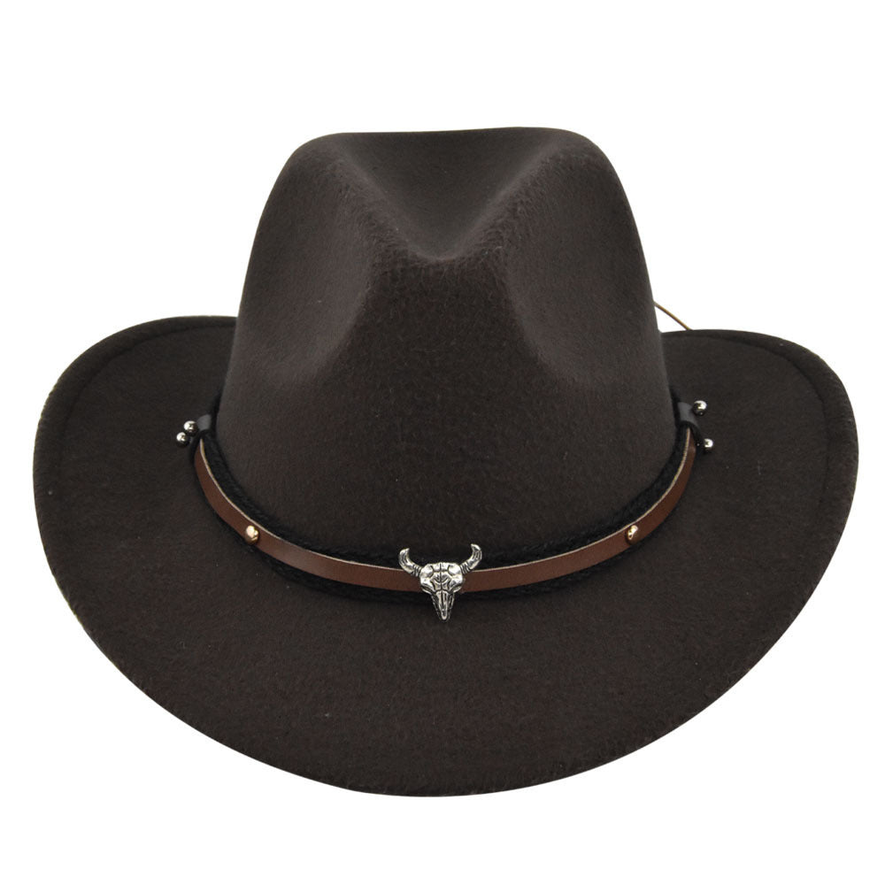 Cowhead Western Cowboy Hat Cornice