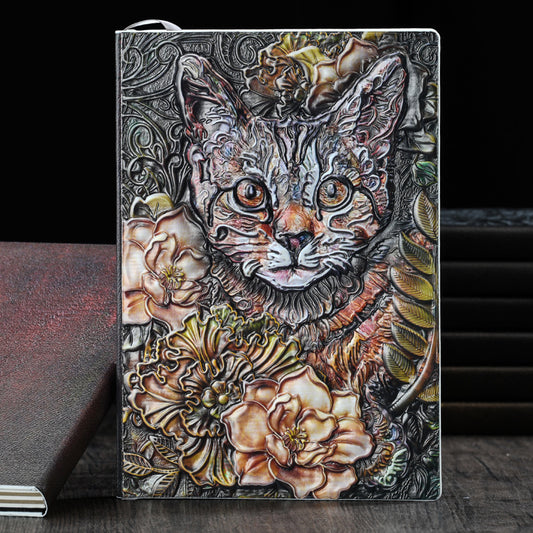 Leather Surface Notepad A5 Hardcover Vintage Diary Book