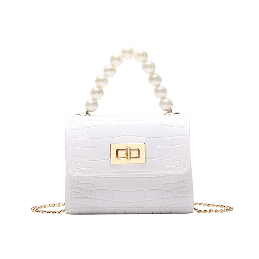 New Pearl Handbag Shoulder Bag Wholesale Pattern Jelly Bag