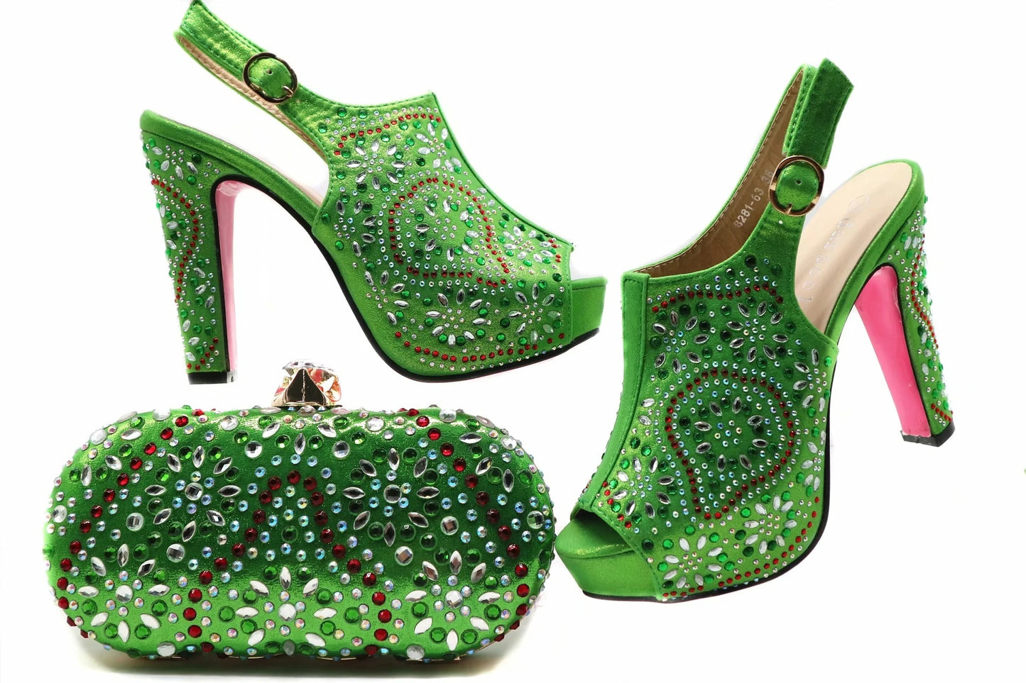 Western Style Shoes And Bag Set Summer