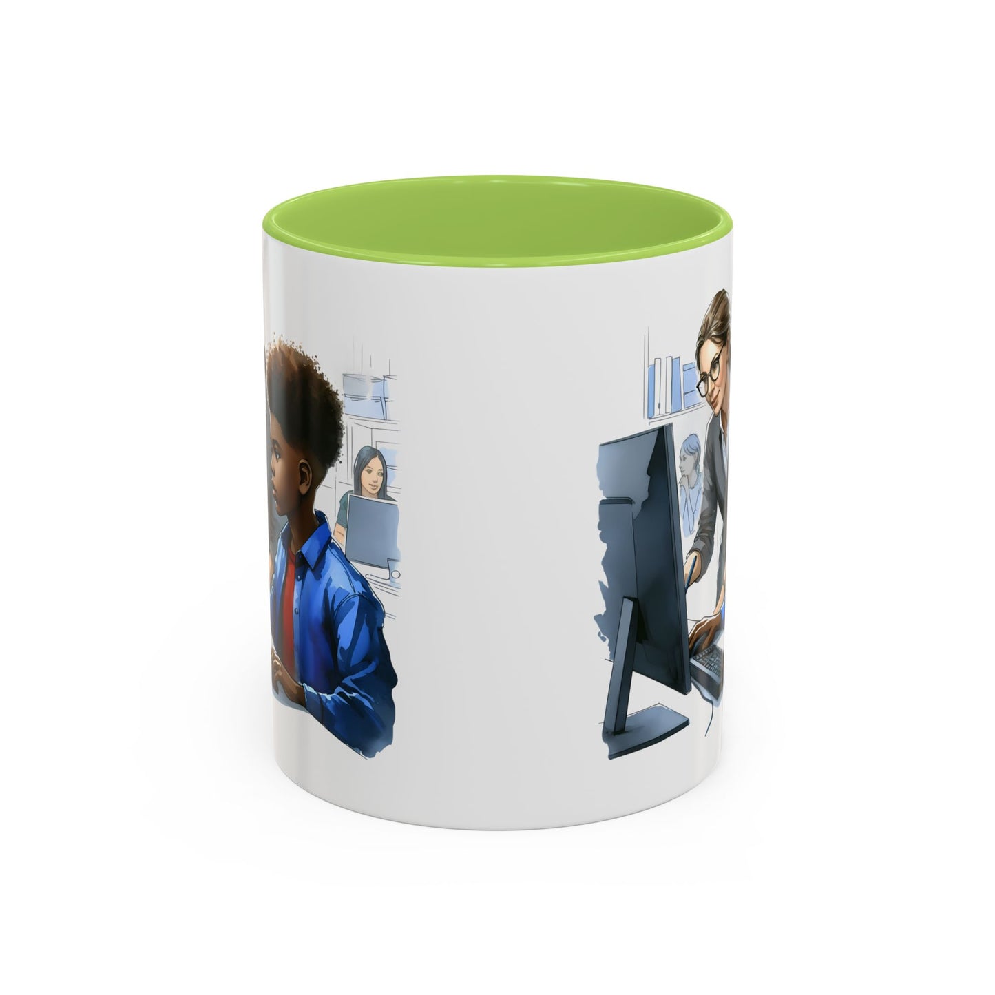 Empowering Desk Coffee Mug with Inspirational Design, Work Mug, Office Decor, Motivational Gift, Teacher Appreciation